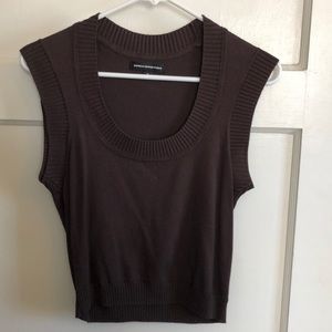 Express Brown Vest